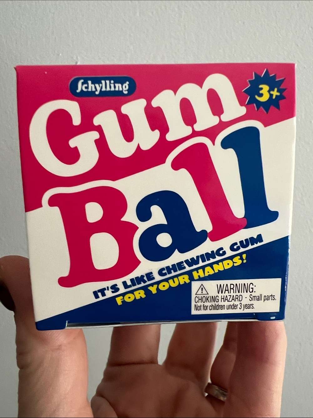 NWT RARE Schylling Gum Ball - hot pink squish - collectible